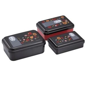 Ghibli Spirited Away Food Storage Nesting Container with Lids 3pc Set